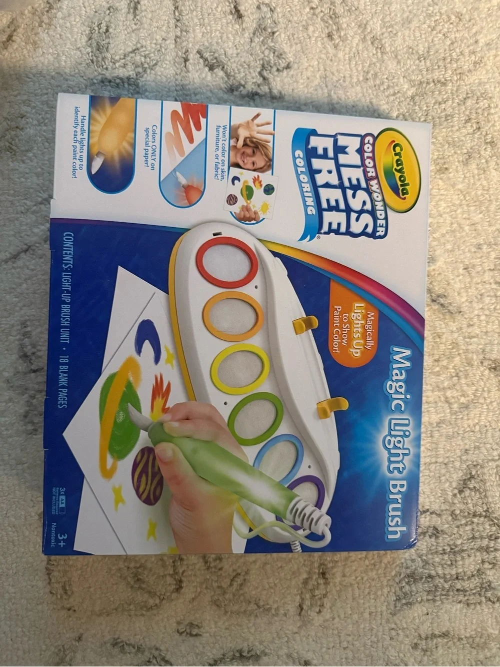 Crayola Color Wonder Mess Free Magic Light Brush Set NEW Sealed Ages 3+